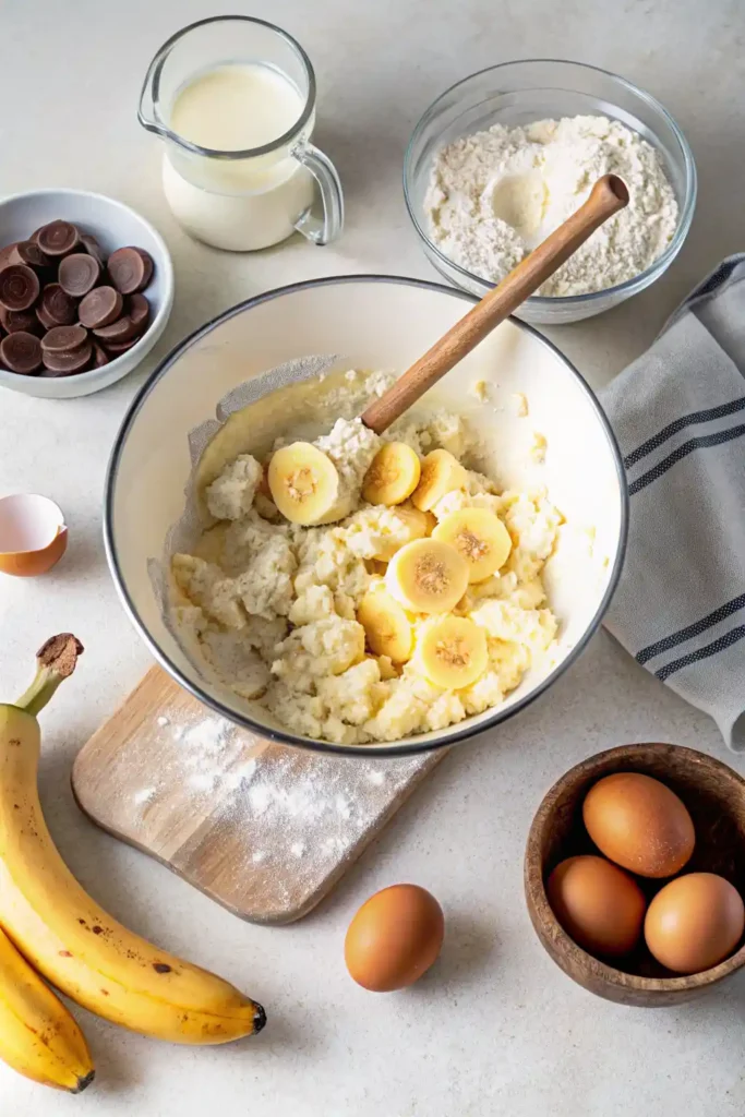 banana bread with cottage cheese