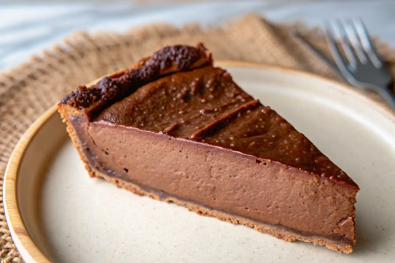 GREEK CHOCOLATE MILK PIE (GALATOPIA)