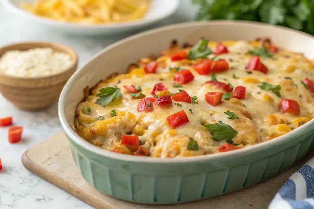 Mexican Street Corn Chicken Bake