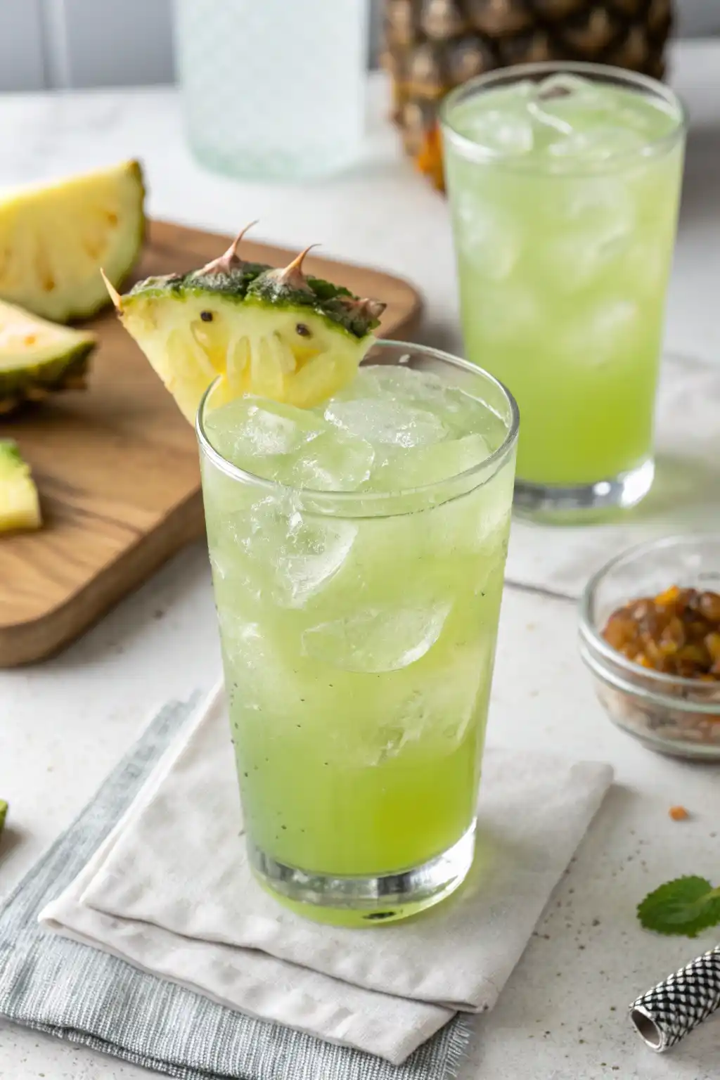 Liquid Maria Juana drink recipe served cold with tropical fruit flavor