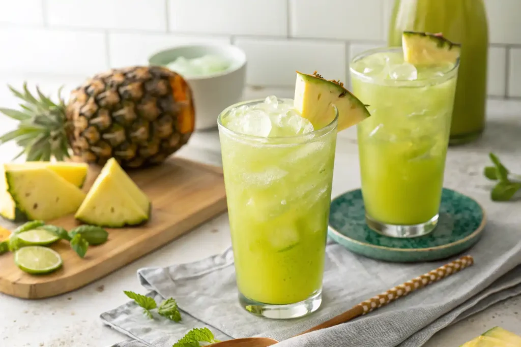 Liquid Maria Juana drink recipe served cold with tropical flavors